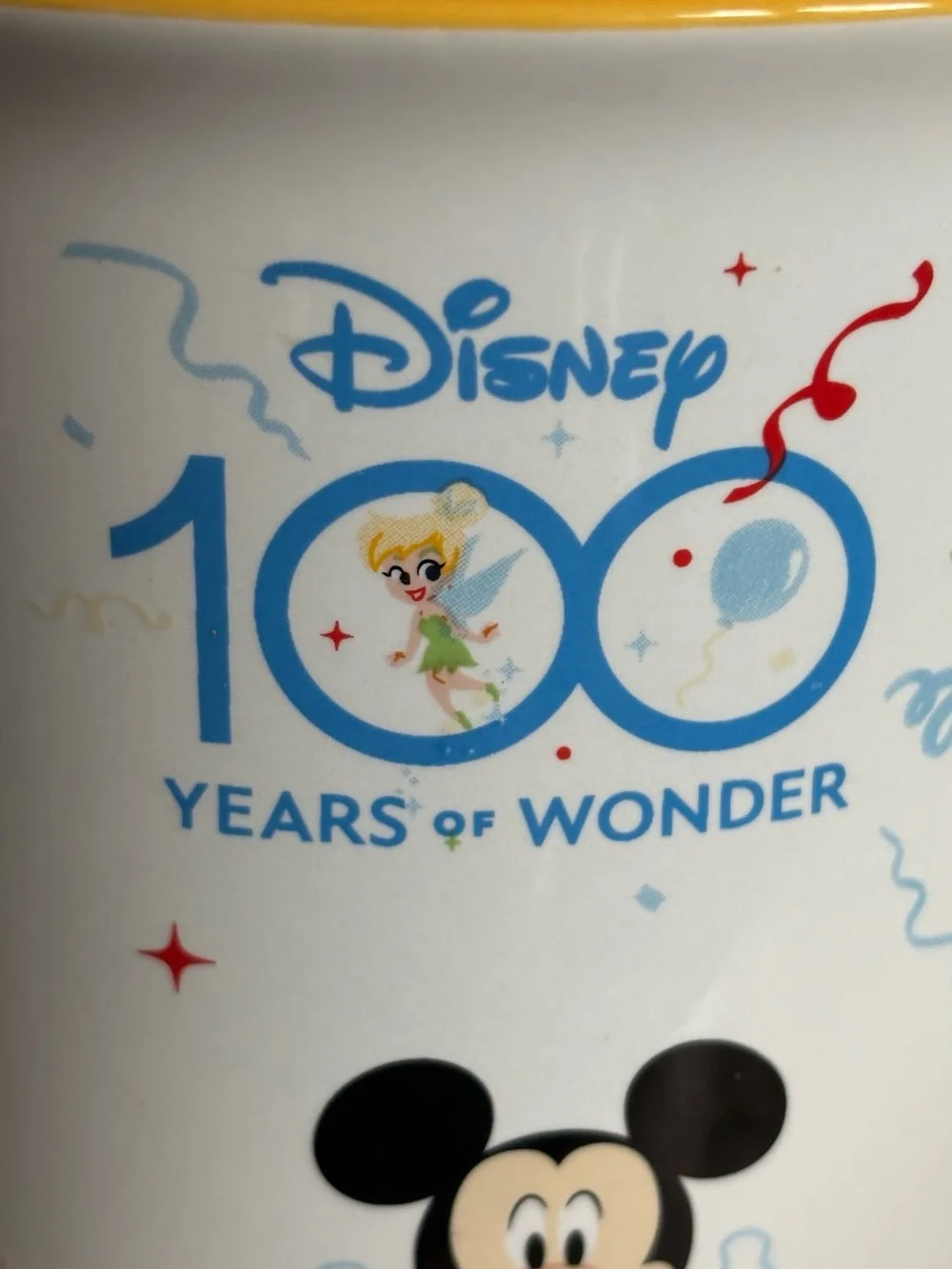 Disney Pixar 100 anniversary mug